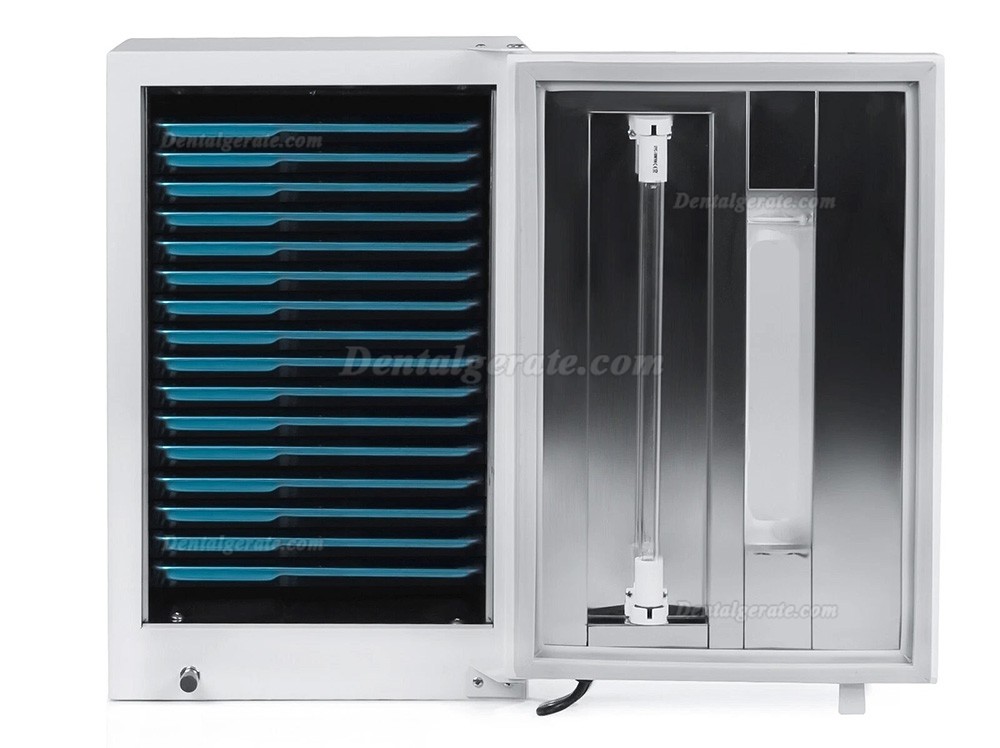 27-Liter-Dentaldesinfektionsschrank mit UV-Ozon-Sterilisator, Touchscreen und Timer